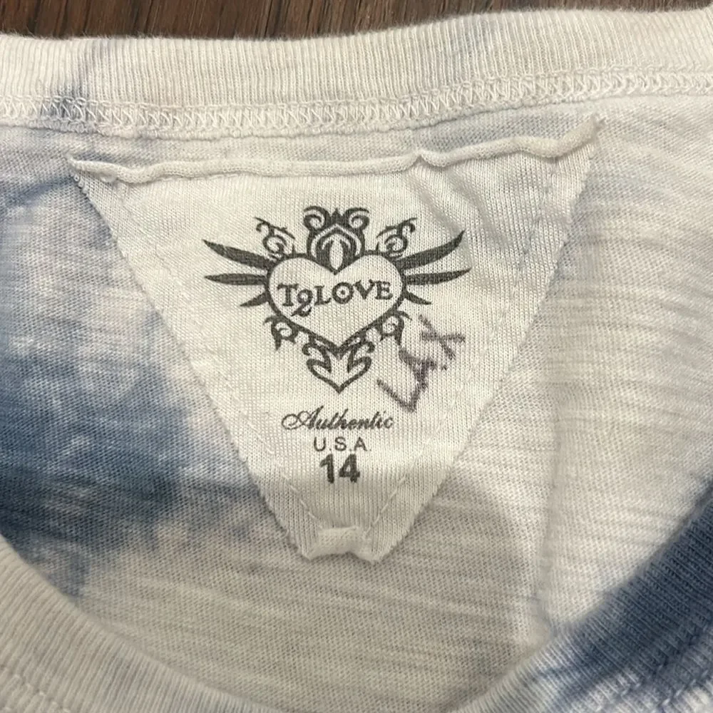 T2 Love Girls Tie-Dye T-shirt, Size 14